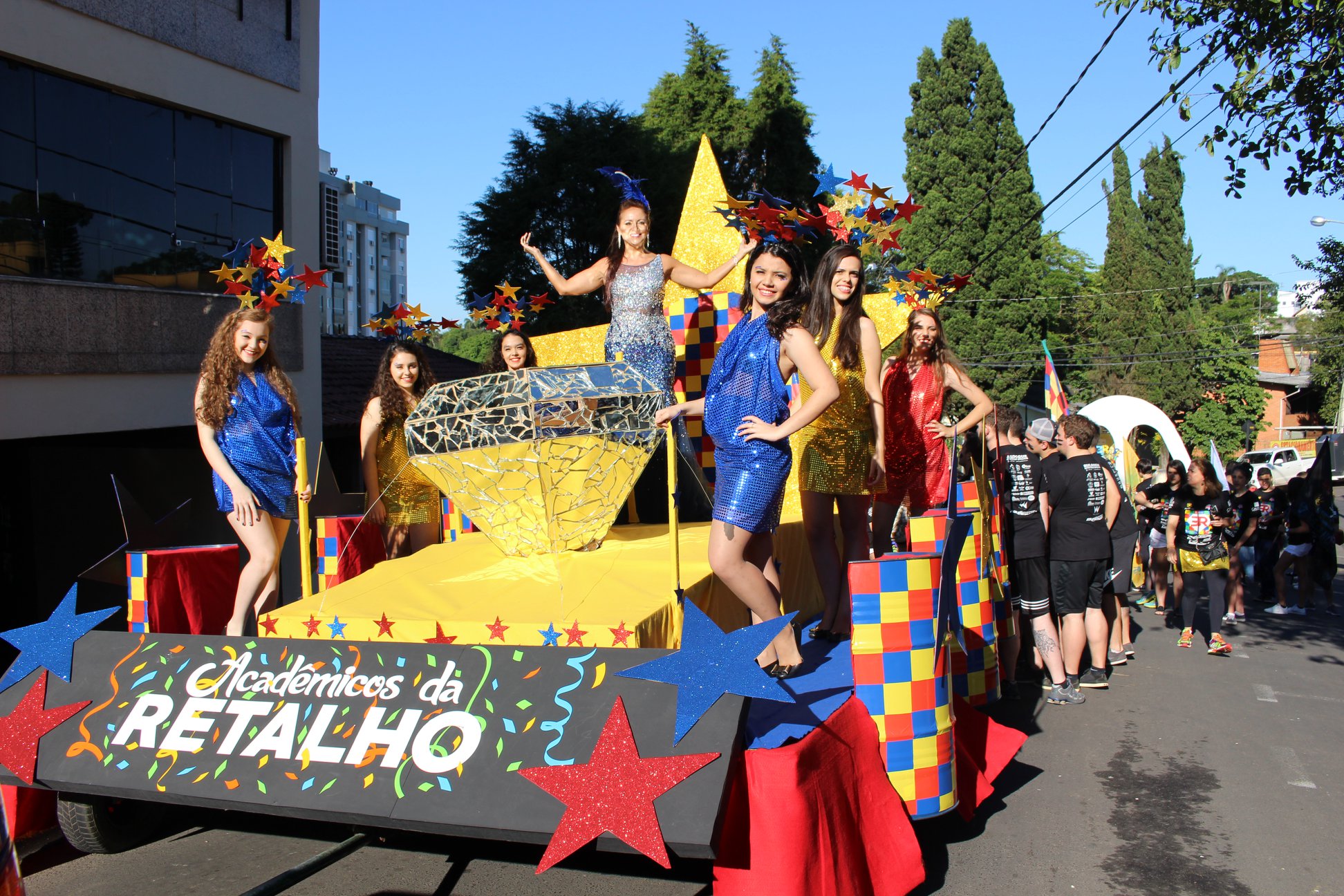 Momento do desfile oficial da EquiRetalho
